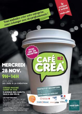 Café Créa', 2ème édition (mercredi 28 novembre 2018)