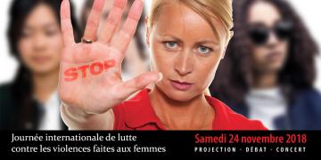 Journée internationale de lutte contre les violences faites aux femmes (samedi 24 novembre 2018)