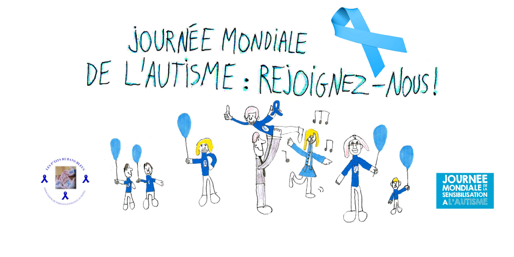 Lundi 2 avril, tous en bleu pour la journée mondiale de sensibilisation à l'autisme