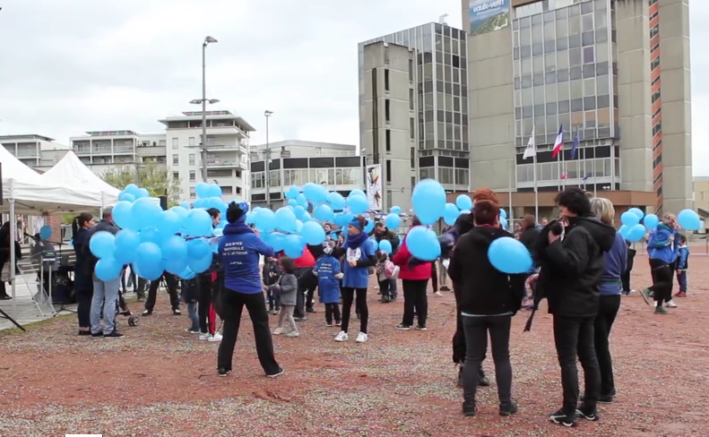 Journée mondiale de l'autisme à Vaulx-en-Velin